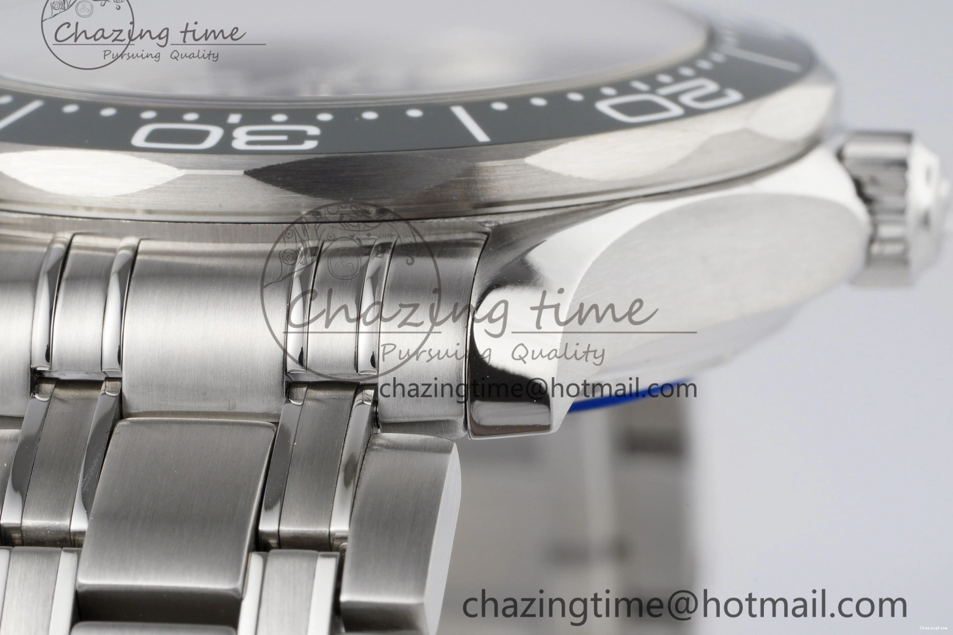 0123 Seamaster Diver 300M ZF 1:1 Best Edition Green Ceramic Green Dial on SS Bracelet A BestValue 7825